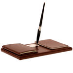 Brown Leather Desk Set 5