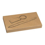 Pix set and metallic key ring with wood 7