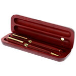 Set of pens in a rosewood pen 2