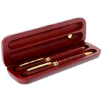 Set of pens in a rosewood pen 3