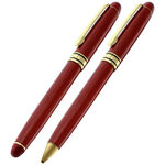 Set of pens in a rosewood pen 5