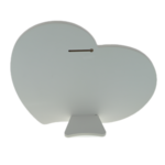 Sfânta Familie cu argint pe inimă lemn 38x31cm 6