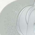 Sfânta Familie cu argint pe inimă lemn 38x31cm 7