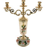 Candlestick 3 Arms Luxurious Bouquet 2