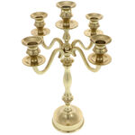 Golden candlestick for 5 candles