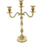 Candlestick for 3 candles golden 2
