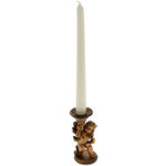 Angel bronze resin candlestick 2