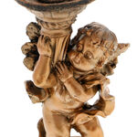 Angel bronze resin candlestick 4