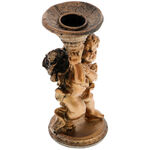 Angel bronze resin candlestick 5