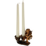 Candlestick for 2 candles with angel 2