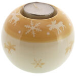 Cream Spheric Candle Holder 2