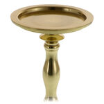 Golden Metal Candlestick for Thick Candle 5