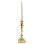 Golden metallic candlestick 2