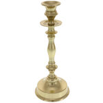 Golden metallic candlestick 3