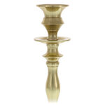 Golden metallic candlestick 4
