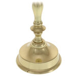 Golden metallic candlestick 5