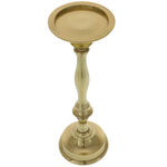 Golden metallic candlestick 32 cm 2