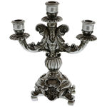 Candlestick the color of antique silver 1