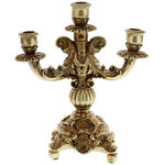 Bronze candlestick with 3 arms 1