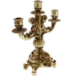 Bronze candlestick with 3 arms 2