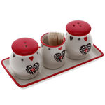 Kitchen set  salt and pepper holder 1