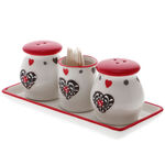 Kitchen set  salt and pepper holder 3