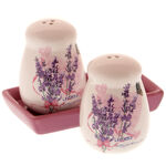 Salt and pepper holder with Lavender 1