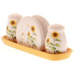 Sunflower Salt Shaker and Napkin Holder 2