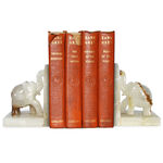 Marble elephant book support 1