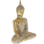 Golden Buddha statuette 24 cm 1