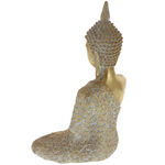 Golden Buddha statuette 24 cm 3