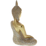 Golden Buddha statuette 24 cm 4