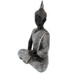 Black and silver Buddha statuette 3