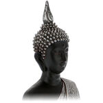 Black and silver Buddha statuette 10