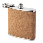 Stainless steel pocket bottle with cork 170 ml 2