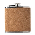 Stainless steel pocket bottle with cork 170 ml 4