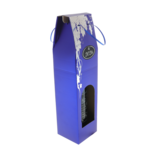 Sticlă de vin personalizată Sunt Modest 750 ml în cutie 3