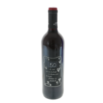 Sticlă de vin personalizată Sunt Modest 750 ml în cutie 7