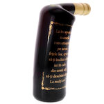 Bent Wine Bottle: Zipper 2