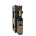 Sticla personalizata cu urare in cutie lemn wenge 6
