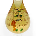 Wine bottle with Fishing figures #1 4