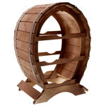 Barrel-shaped wine holder 2