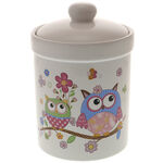 Jar with Owls