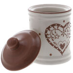 Brown heart spice holder 2