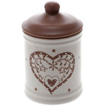 Brown heart spice holder 3