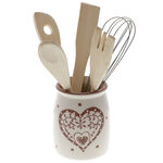 Brown heart Kitchen Accessories 2