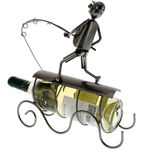 Wine Bottle Holder Fisherman in Action 3