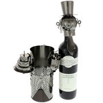 Gift wine holder with cake 5