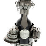 Gift wine holder with cake 6