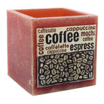 Square Coffee Candle Holder 2